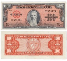 Куба 100 песо 1959