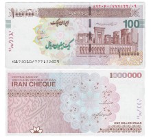 Иран 100 туманов (1000000 риалов) 2008 (2023)