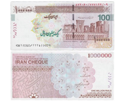 Иран 100 туманов (1000000 риалов) 2008 (2023)