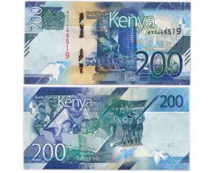 Кения 200 шиллингов 2019