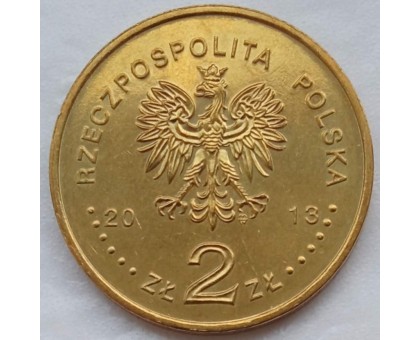 Польша 2 злотых 2013. 100 лет Польскому театру в Варшаве
