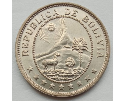 Боливия 50 сентаво 1939 UNC