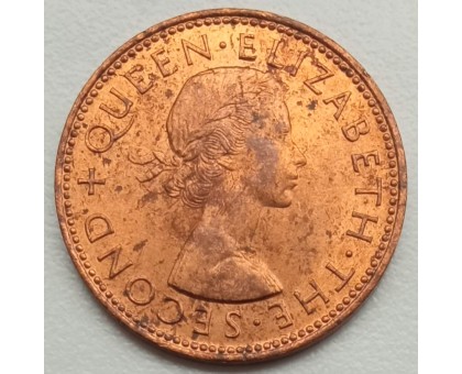 Новая Зеландия 1/2 пенни 1965 aUNC-UNC