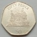 Гибралтар 50 пенсов 2010. Захват Гибралтара UNC