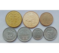 Непал. Набор 7 монет UNC