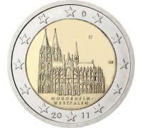 Германия 2 евро 2011. Северный Рейн - Вестфалия