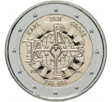 Германия 2 евро 2023. 1275 лет со дня рождения Карла Великого