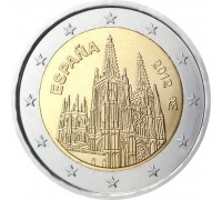 Испания 2 евро 2012. Кафедральный собор в Бургосе