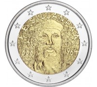 Финляндия 2 евро 2013. 125 лет со дня рождения Ф.Э. Силланпяя