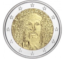 Финляндия 2 евро 2013. 125 лет со дня рождения Ф.Э. Силланпяя