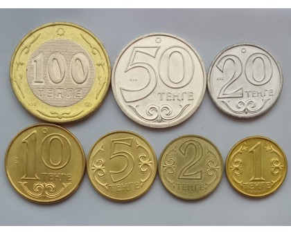 Казахстан 2005-2018. Набор 7 монет