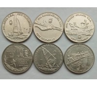 Румыния 10 лей 1996. XXVI летние Олимпийские Игры, Атланта 1996. Набор 6 монет