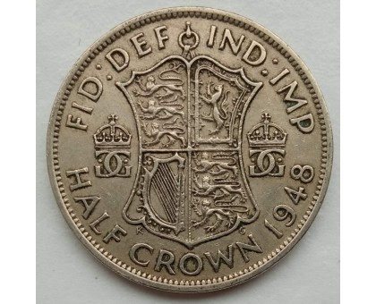 Великобритания 1/2 кроны 1947-1948