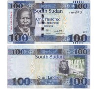 Южный Судан 100 фунтов 2019