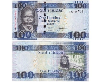 Южный Судан 100 фунтов 2019