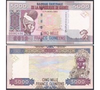 Гвинея 5000 франков 2012