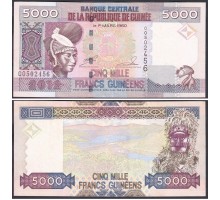 Гвинея 5000 франков 2012
