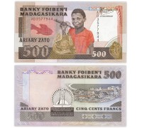 Мадагаскар 500 франков 1988-1993