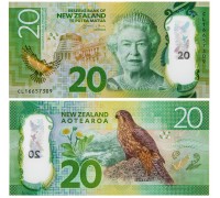 Новая Зеландия 20 долларов 2016 полимер