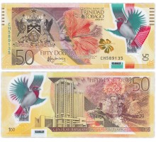 Тринидад и Тобаго 50 долларов 2015 полимер