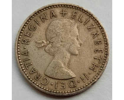 Великобритания 1 шиллинг 1954-1970. Шотландский герб