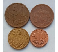 ЮАР. Набор 4 монеты