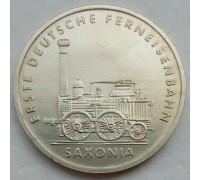 Германия (ГДР) 5 марок 1988. 150 лет первой железной дороге Германии