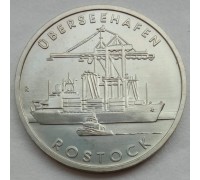 Германия (ГДР) 5 марок 1988. 30 лет порту города Росток