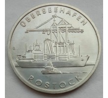 Германия (ГДР) 5 марок 1988. 30 лет порту города Росток
