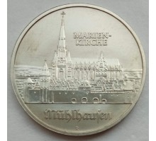 Германия (ГДР) 5 марок 1989. Церковь Св. Марии в Мюльхаузен