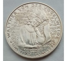Германия (ФРГ) 5 марок 1980. 750 лет со дня смерти Вальтера фон дер Фогельвейде