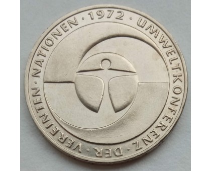 Германия (ФРГ) 5 марок 1982. 10 лет конференции ООН по окружающей среде