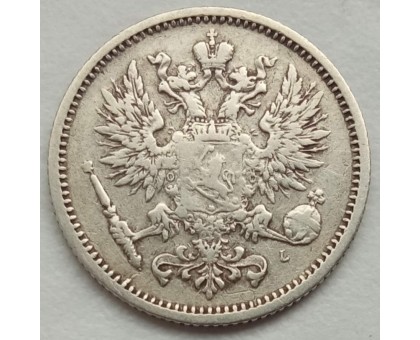 Русская Финляндия 50 пенни 1889 серебро