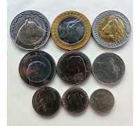 Алжир 1992-2019. Набор 9 монет