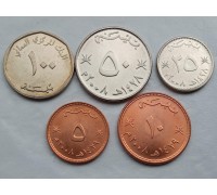 Оман. Набор 5 монет, UNC