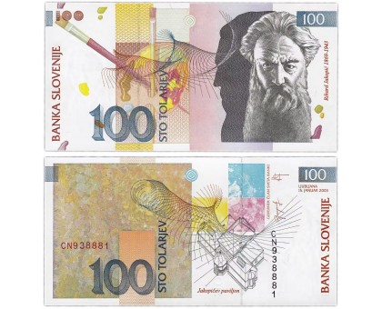 Словения 100 толаров 1992-2005