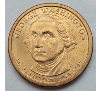 США 1 доллар 2007. Президент США - Джордж Вашингтон (1789-1797)