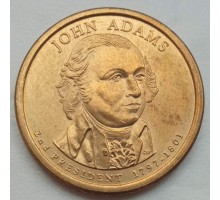 США 1 доллар 2007. Президент США - Джон Адамс (1797-1801)
