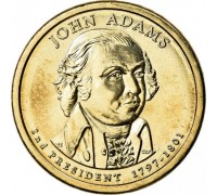 США 1 доллар 2007. Президент США - Джон Адамс (1797-1801)