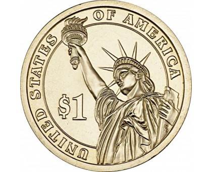 США 1 доллар 2007. Президент США - Томас Джеферсон (1801-1809)