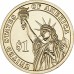 США 1 доллар 2007. Президент США - Томас Джеферсон (1801-1809)