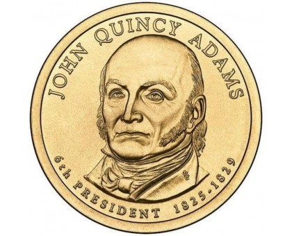 США 1 доллар 2008. Президент США - Джон Куинси Адамс (1825-1829)