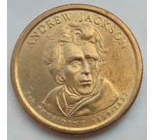 США 1 доллар 2008. Президент США - Эндрю Джексон (1829-1837)