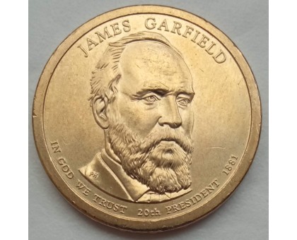 США 1 доллар 2011. Президент США - Джеймс Гарфилд (1881)