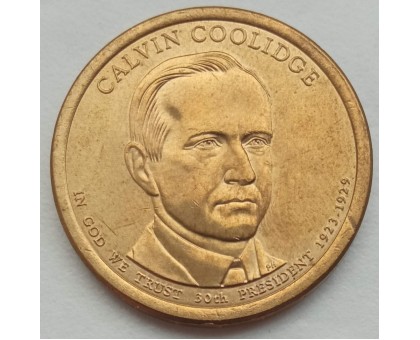 США 1 доллар 2014. Президент США - Калвин Кулидж (1923–1929)