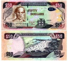 Ямайка 50 долларов 2019