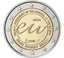 Бельгия 2 евро 2010. Председательство в Европейском союзе