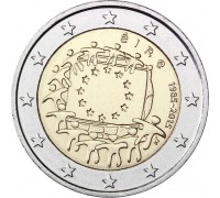 Ирландия 2 евро 2015. 30 лет флагу Европейского союза