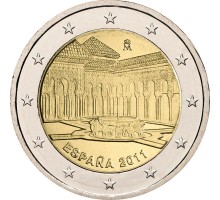 Испания 2 евро 2011. Гранада