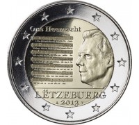 Люксембург 2 евро 2013. Национальный гимн